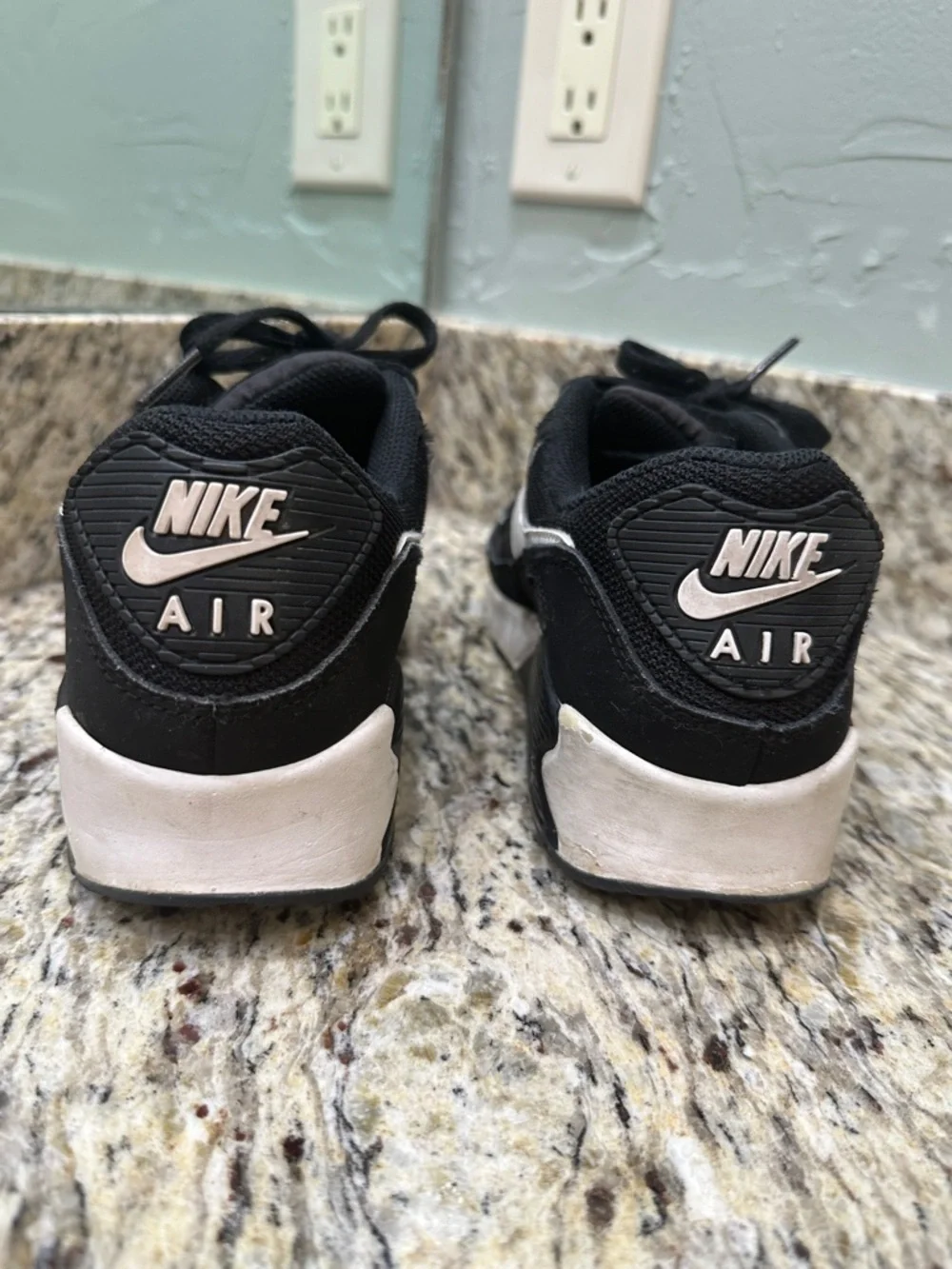 Women's Nike Black and White Low-Top Running Sneakers